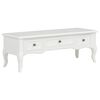 280048 vidaXL TV Cabinet White 100x35x35 cm Wood