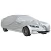 vidaXL Automobilska navlaka za limuzinu s trakama srebrna L PEVA