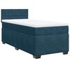 vidaXL Box spring krevet s madracem tamnoplavi 80 x 200 cm bar&scaron;unasti