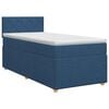 vidaXL Boxspring krevet s madracem Plava 80 x 200 cm Tkanina