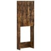 vidaXL Kabinetska WC HOORN Dimljeni hrast 66 x 25,5 x 190 cm