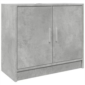 vidaXL Ormarić za umivaonik boja betona 63x29x55 cm konstruirano drvo