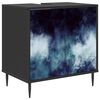 vidaXL Kupaonski ormar RAALTE Crni hrast 60 x 40 x 61 cm