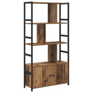 vidaXL Polica 80 x 30 x 155,5 cm Konstruirano drvo Staro drvo