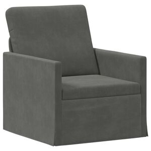vidaXL Jednokrevetni Sofa Tamnosiva 70 x 81 x 82 cm Kordura tekstil