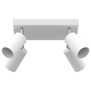 vidaXL Stropni reflektor s reflektorima Bijelo 26 x 26 x 16 cm Metal