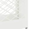 vidaXL Stalak za kišobran Bijelo 28 x 12 x 41 cm Čelik