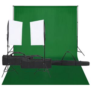 vidaXL Oprema za fotografski studio sa setom svjetala i pozadinom