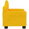vidaXL Dječja sofa žute bar&scaron;unasta