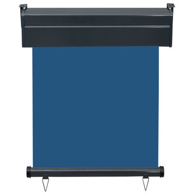 vidaXL Balkonska bočna tenda 65 x 250 cm plava