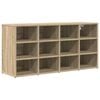 vidaXL Ormar za cipele Sonoma hrast 103 x 30 x 51 cm Konstruirano drvo