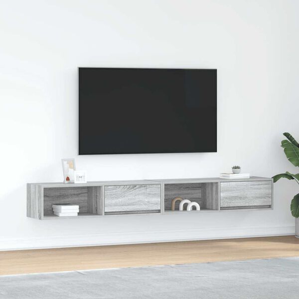 vidaXL TV ormarići 2 kom hrast sonoma 100x31x25,5 cm konstruirano drvo