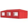 vidaXL &Scaron;ator za zabave 900 x 300 x 255 cm Crvena PE i čelik