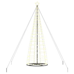 vidaXL LED božićno drvce EKENAS 400 cm 800 LED lampica Topla bijela
