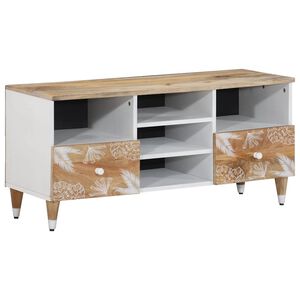 vidaXL TV ormarić 100x33,5x46 cm Puno drvo Mango