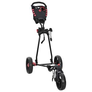 vidaXL Golf Trolej Crna Željezo Sklopivo