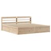 vidaXL Okvir kreveta s uzglavljem 180 x 200 cm masivna borovina