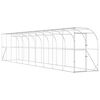 vidaXL Kavez za piletinu uz zid Srebrna 600 x 150 x 215 cm
