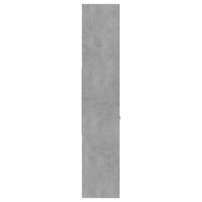 vidaXL Ormarić za knjige boja betona 60x35x180 cm konstruirano drvo