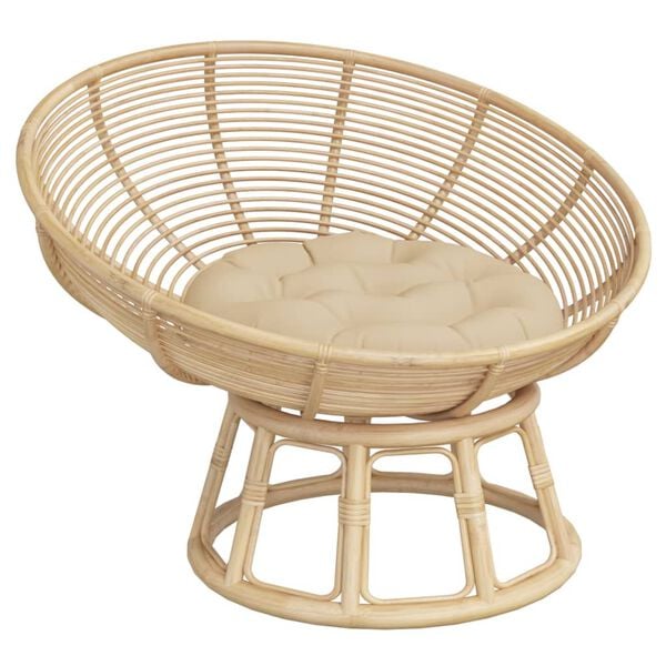 vidaXL Okrugli jastuk bež &Oslash; 60 x 11 cm od tkanine Oxford