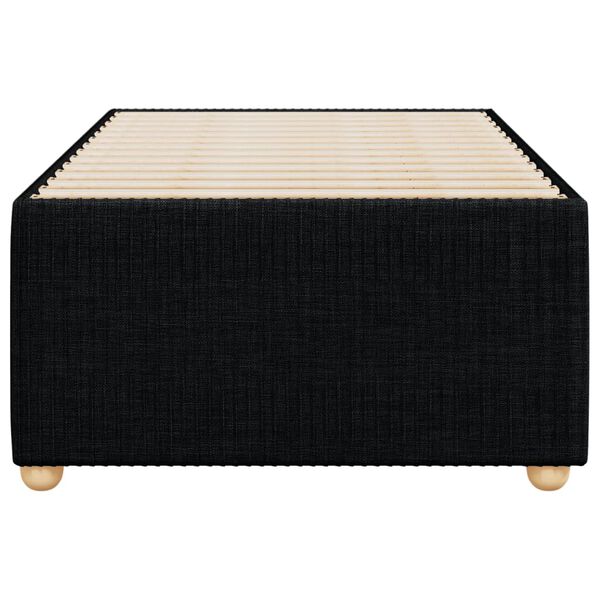 vidaXL Okvir za krevet bez madraca crni 100x200 cm od tkanine