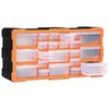 vidaXL Organizator s 22 ladice 49 x 16 x 25,5 cm