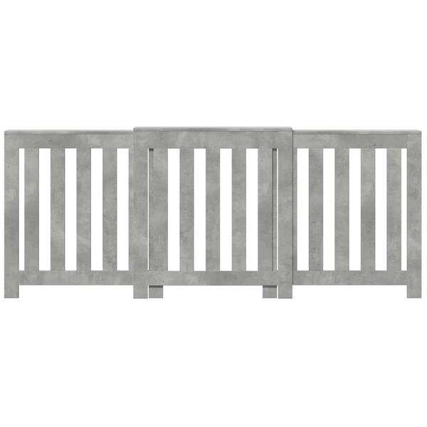 vidaXL Pokrov za radijator hrasta sonome 205x21,5x83,5 cm