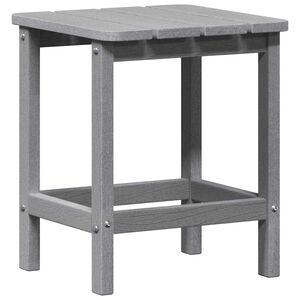 vidaXL Bocni stol Svijetlo siva 38 x 38 x 46 cm Polietilen