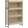 vidaXL Ormarić za knjige 80 x 30 x 121 cm Konstruirano drvo Sonoma