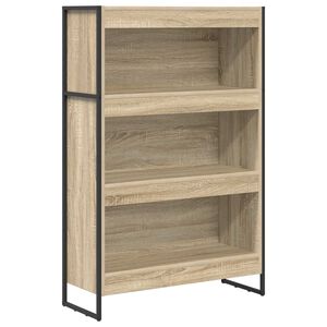 vidaXL Ormarić za knjige 80 x 30 x 121 cm Konstruirano drvo Sonoma
