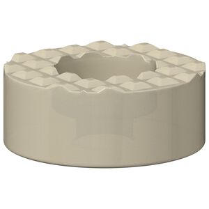 vidaXL Za&scaron;tita noge stolice za pod 2 kom. *Transparent*an &Oslash; 15 x 16 mm