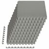 vidaXL Podloga za bazen 40 kom. Siva 14,4 m&sup2; EVA pjenasti materijal