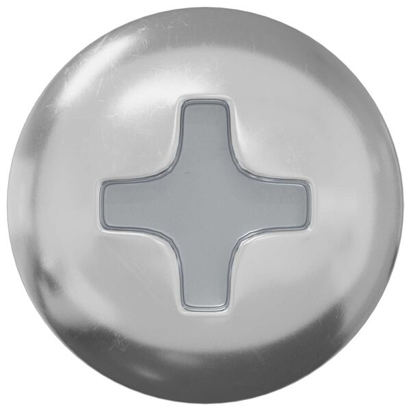 vidaXL Vijak 12 pcs Srebrno M4 x 16 mm Čelik