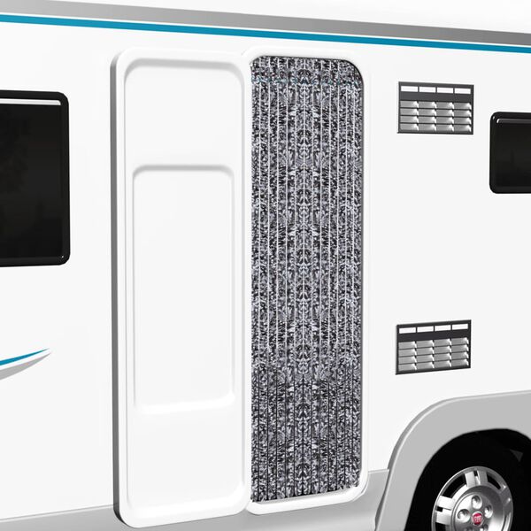 vidaXL Zastor protiv insekata smeđi-bež 56 x 185 cm &scaron;enil