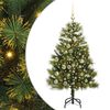 vidaXL Umjetno Drvo za Božić s &Scaron;i&scaron;arkama Zelena 120 cm
