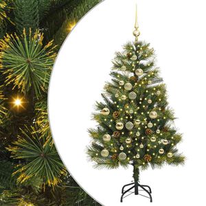 vidaXL Umjetno Drvo za Božić s &Scaron;i&scaron;arkama Zelena 120 cm