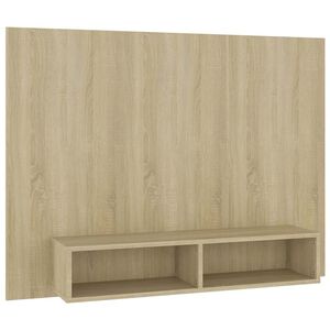 vidaXL Zidni TV ormarić boja hrasta sonome 120 x 23,5 x 90 cm drveni