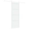 vidaXL Klizna vrata ORKDAL 78 x 211 cm Konstruirano drvo Bijela