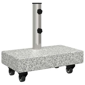 vidaXL Baza za suncobran 25 kg Sivi Granit Pravokutni