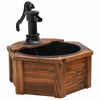 vidaXL Vodena fontana s crpkom 57 x 57 x 53 cm od masivne jelovine
