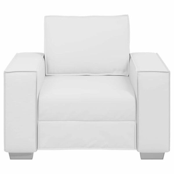 vidaXL Sofa stolica Bijeli 100 cm Lažna koža