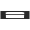 vidaXL Viseći TV ormarić crni 100 x 30 x 26,5 cm konstruirano drvo