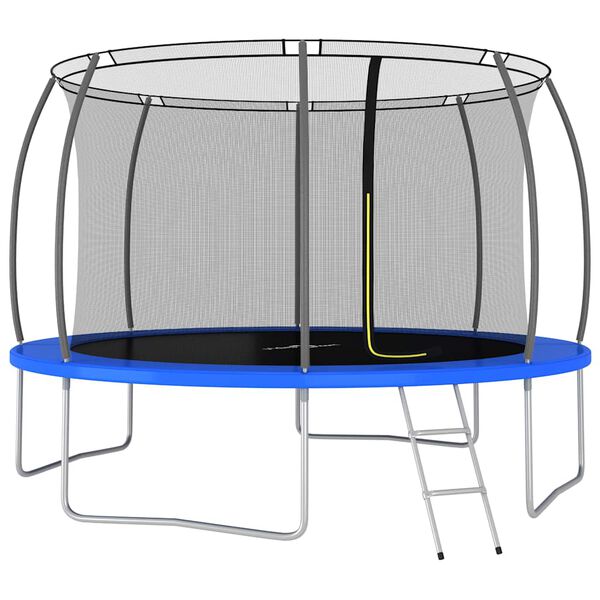 vidaXL Set trampolina okrugli 366 x 80 cm 150 kg