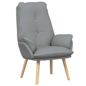 vidaXL fotelja Svijetlo siva 69 x 74 x 93 cm Tkanina i &scaron;perploča