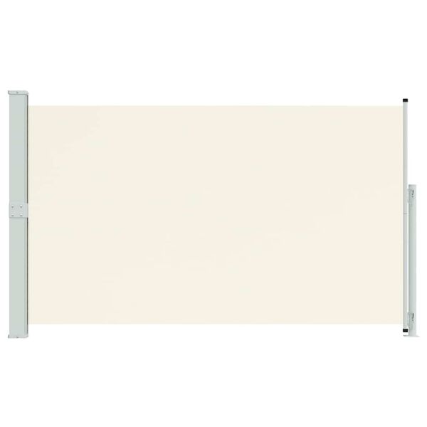 vidaXL Uvlačiva bočna tenda za terasu 180 x 300 cm krem