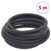 vidaXL Hibridno zračno crijevo crno 0,6 " 5 m od gume i PVC-a