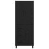 vidaXL Highboard s ladicama 2 pcs Crni hrast 69,5 x 34 x 180 cm