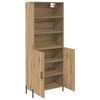 vidaXL Highboard Umjetnički hrast 69,5 x 32,5 x 180 cm
