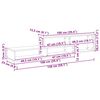 vidaXL ZidniTVstalak 150x25x28,5cm Konstruirano drvo