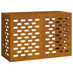 vidaXL Pokrov za klima uređaj Rđa 90 x 40 x 60 cm